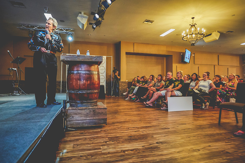 Temple Grandin speaks at Campos Family Vineyards